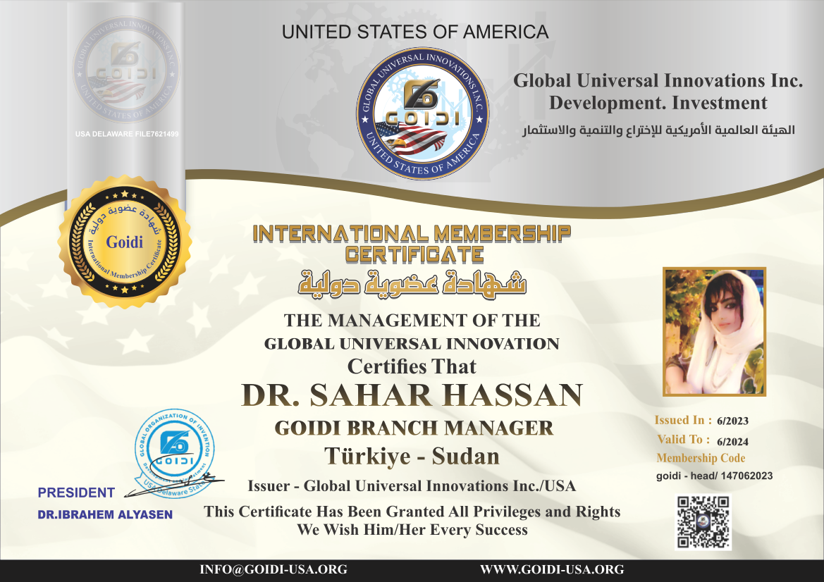 Certificate Dr sahar Hassan